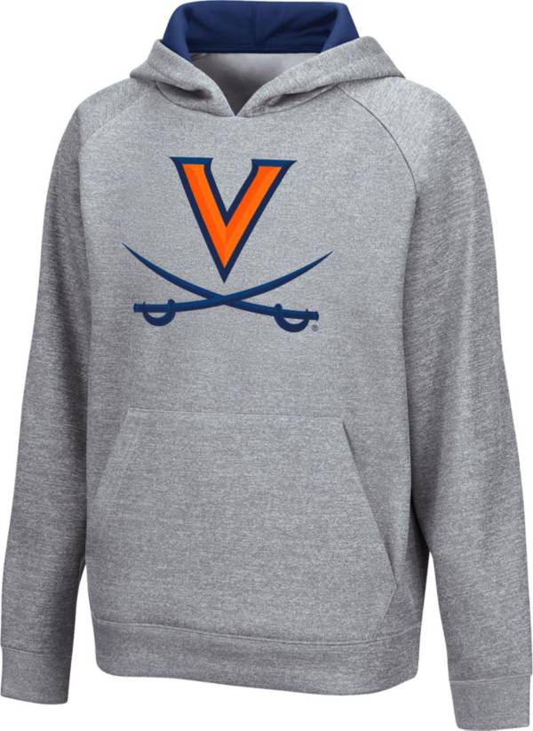 Colosseum Youth Virginia Cavaliers Grey Pullover Hoodie