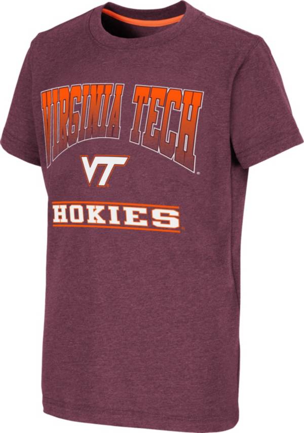 Colosseum Youth Virginia Tech Hokies Maroon Toffee T-Shirt