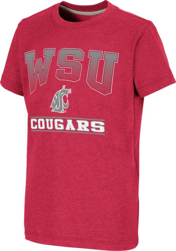 Colosseum Youth Washington State Cougars Crimson Toffee T-Shirt