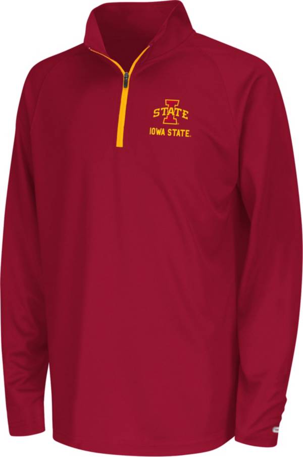 Colosseum Youth Iowa State Cyclones Cardinal Quarter-Zip Pullover Shirt