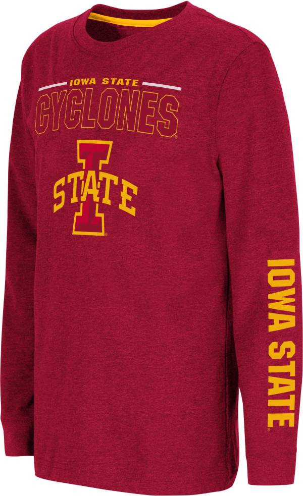 Colosseum Youth Iowa State Cyclones Cardinal West Long Sleeve T-Shirt