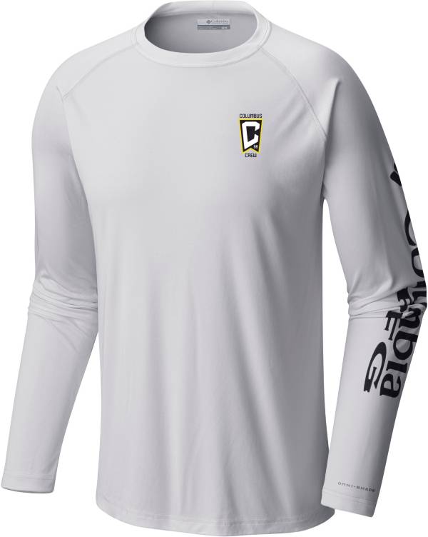 Columbia Men's Columbus Crew White Terminal Tackle Long Sleeve T-Shirt