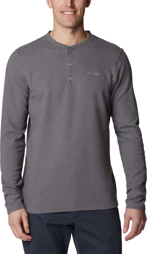 Columbia Men's Pine Peak Waffle Long Sleeve Henley