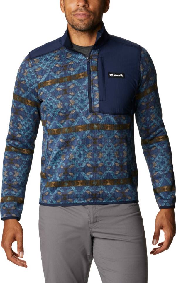 Columbia Men's Sweater Weather Printed 1/2 Zip Fleece Pullover product image