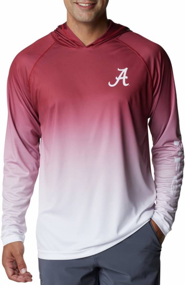 Columbia Men's Alabama Crimson Tide Crimson CLG Super Terminal Tackle&trade; Hoodie