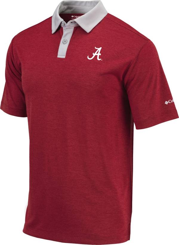 Columbia Men's Alabama Crimson Tide Crimson Omni-Wick Range Performance Polo