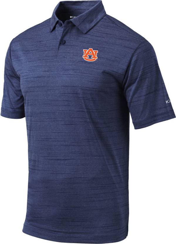 Columbia Men's Auburn Tigers Blue Omni-Wick Set Performance Polo