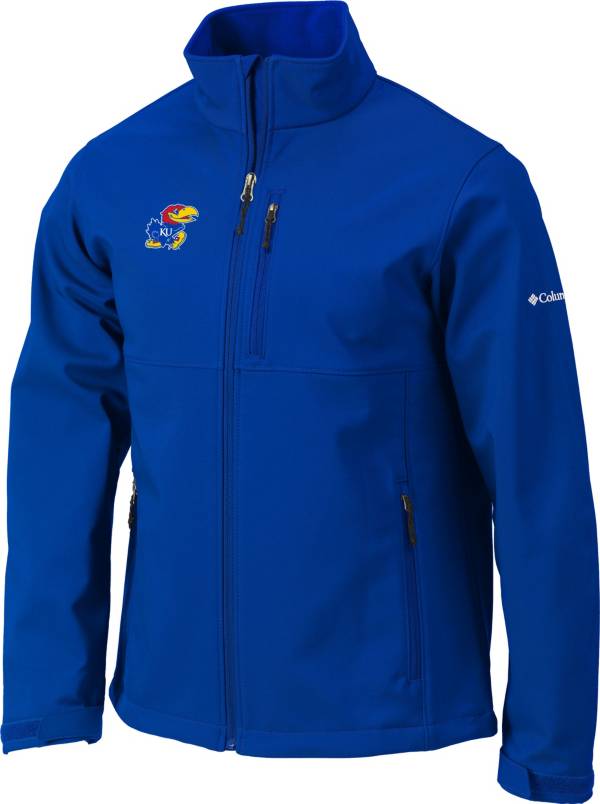 Columbia Men's Kansas Jayhawks Blue Ascender Full-Zip Jacket