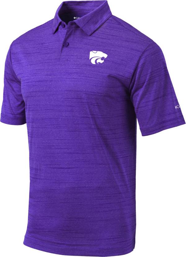 Columbia Men's Kansas State Wildcats Purple Omni-Wick Set Performance Polo