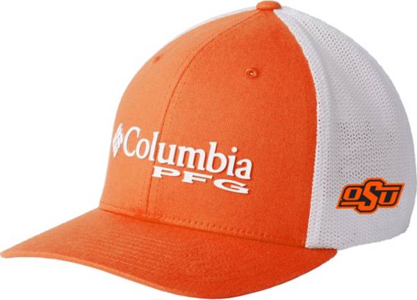 Columbia Men's Oklahoma State Cowboys Orange PFG Mesh Adjustable Hat