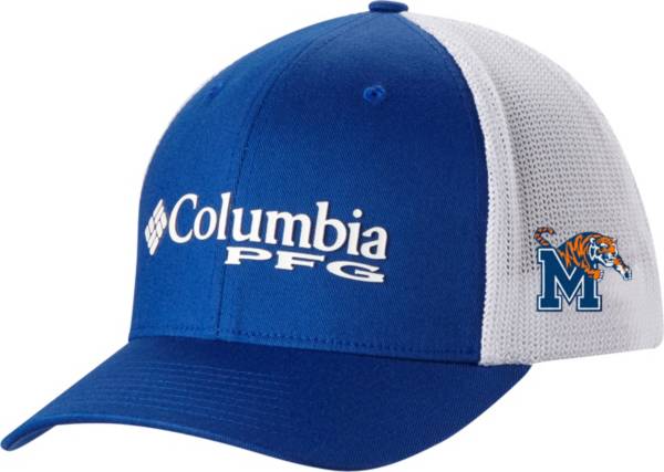 Columbia Men's Memphis Tigers Blue PFG Mesh Adjustable Hat product image