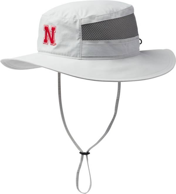 Columbia Men's Nebraska Cornhuskers Grey Bora Bora Booney Hat