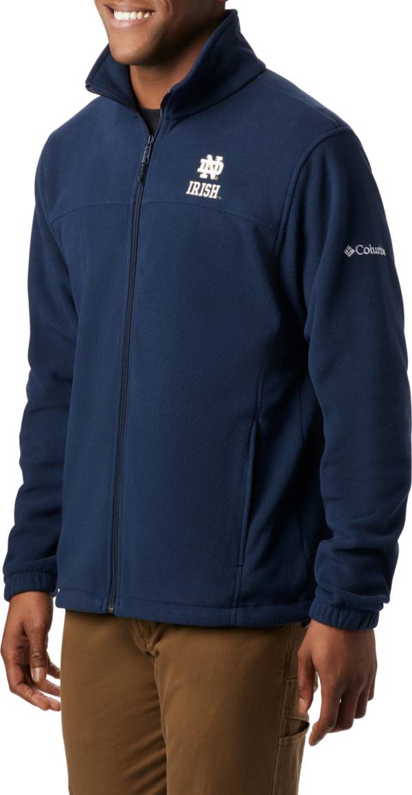 Columbia Men's Notre Dame Fighting Irish Navy CLG Flanker&trade; III Fleece Jacket