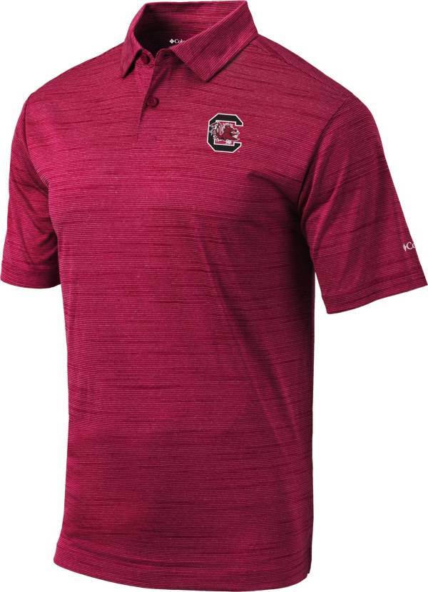 Columbia Men's South Carolina Gamecocks Garnet Omni-Wick Set Performance Polo