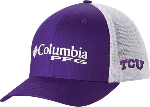 Columbia Men's TCU Horned Frogs Purple PFG Mesh Adjustable Hat product image