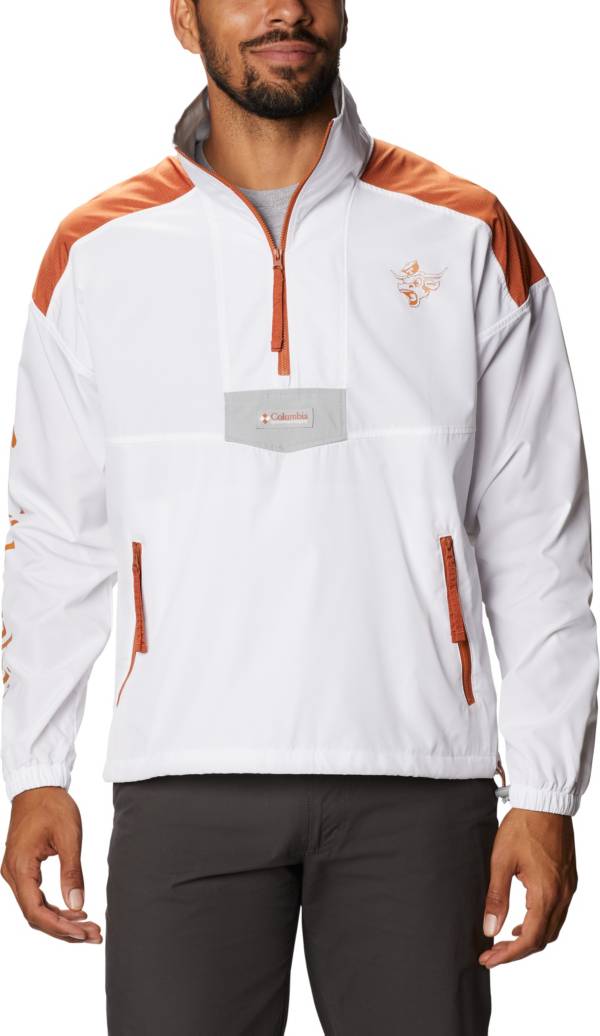 Columbia Men's Texas Longhorns Santa Ana Quarter-Zip Anorak Grey Jacket