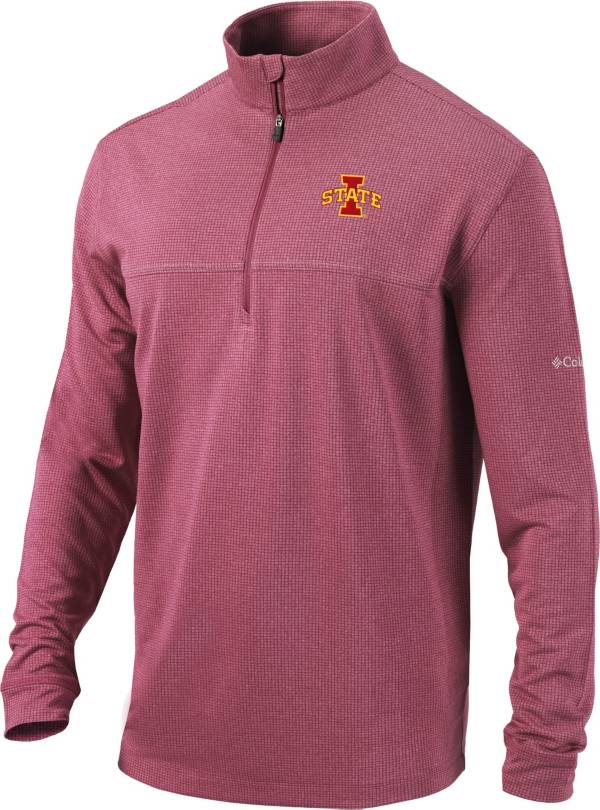 Columbia Men's Iowa State Cyclones Cardinal Omni-Wick Soar Half-Zip Pullover Shirt