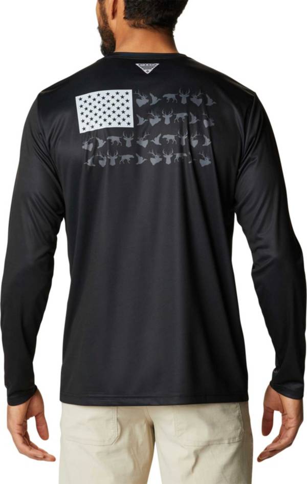 Columbus Men's PHG Terminal Shot Game Flag Long Sleeve T-Shirt