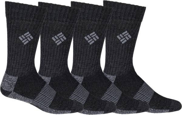 Columbia Men's Moisture Control Crew Socks - 4 Pack