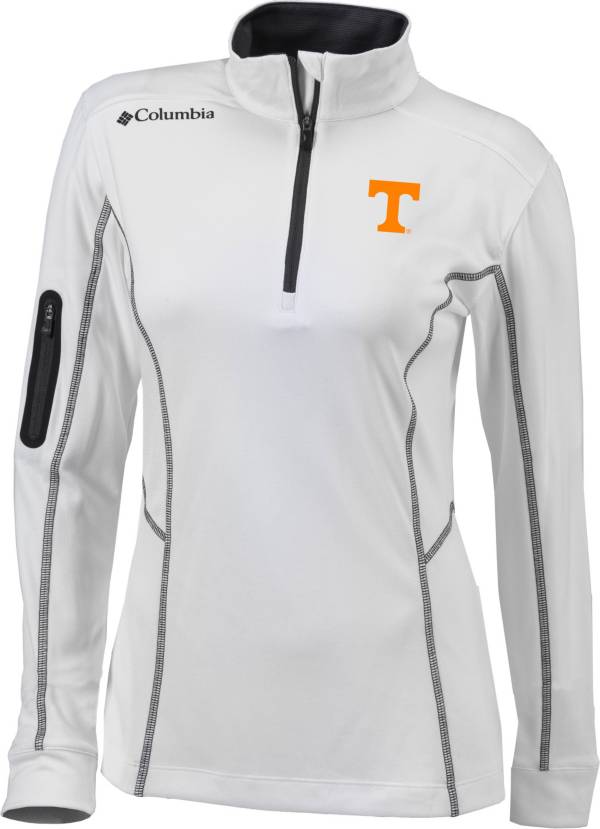 Columbia Men's Tennessee Volunteers White Shotgun Quarter-Zip Shirt