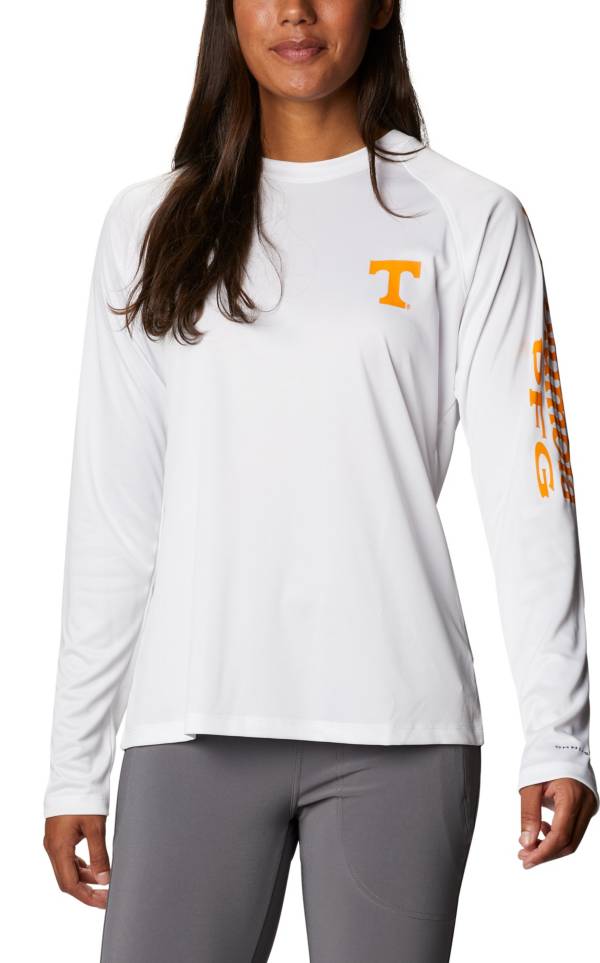 Columbia Women's Tennessee Volunteers White Tidal Long Sleeve T-Shirt