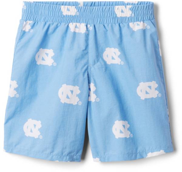 Columbia Youth North Carolina Tar Heels Light Blue Backcast Printed Shorts product image