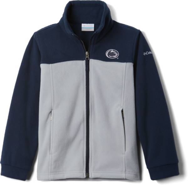 Columbia Youth Penn State Nittany Lions Blue Flanker Full-Zip Fleece