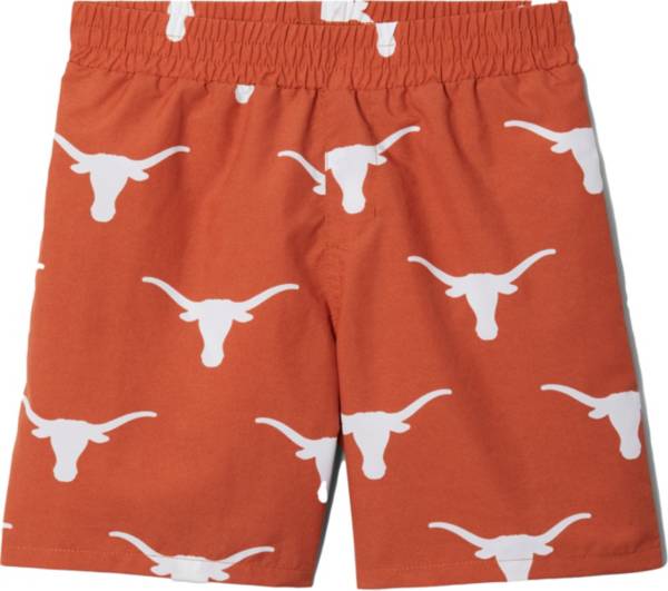 Columbia Youth Texas Longhorns Backcast Printed Performance Orange Shorts product image