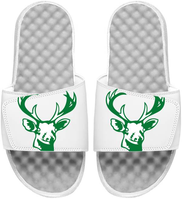 ISlide 2021-22 City Edition Milwaukee Bucks White Logo Slide Sandals product image