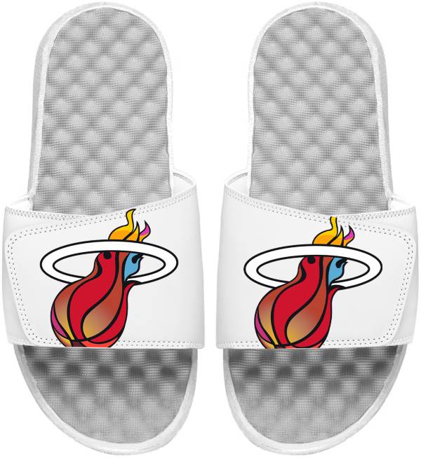 ISlide 2021-22 City Edition Miami Heat White Logo Slide Sandals product image