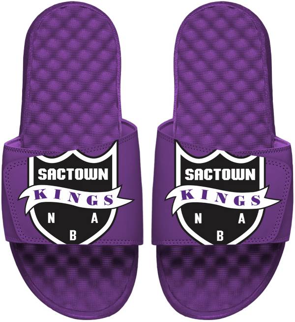 ISlide 2021-22 City Edition Sacramento Kings Purple Logo Slide Sandals product image