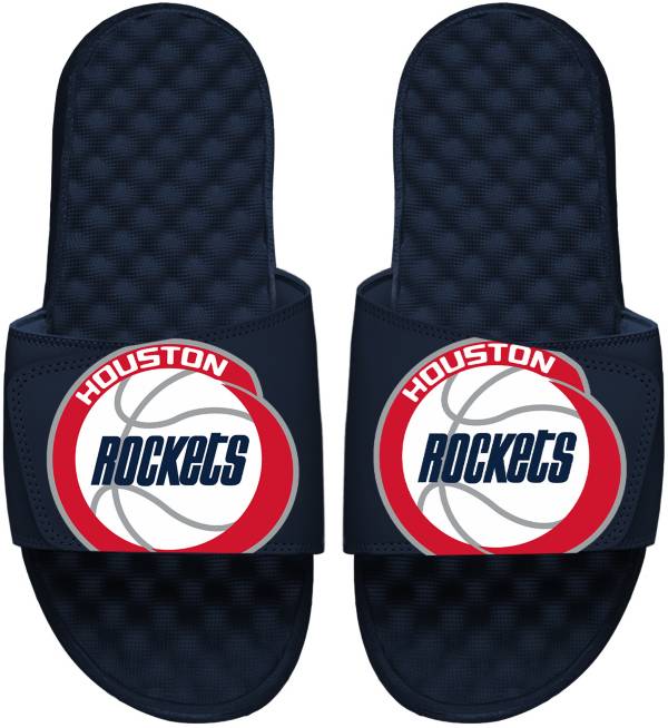 ISlide 2021-22 City Edition Houston Rockets Navy Logo Slide Sandals