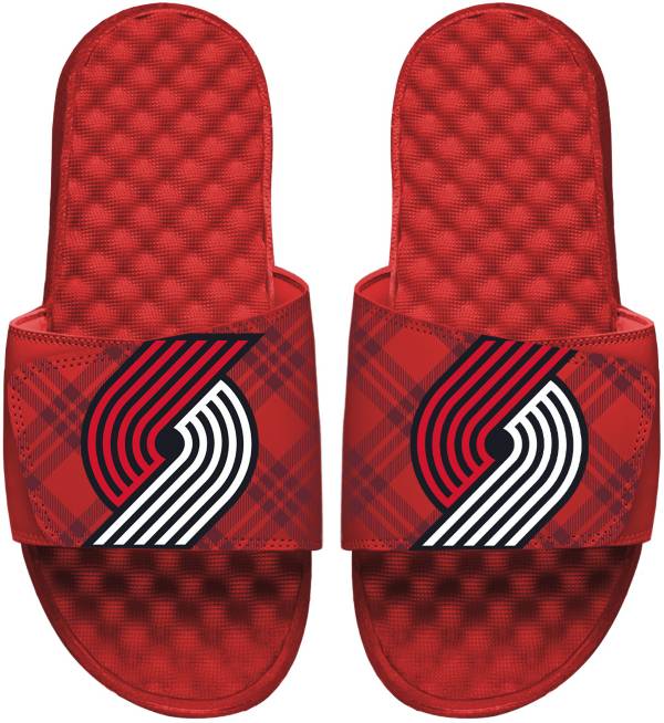 ISlide 2021-22 City Edition Portland Trail Blazers Red Logo Slide Sandals