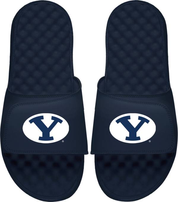 ISlide BYU Cougars Navy Logo Slide Sandals