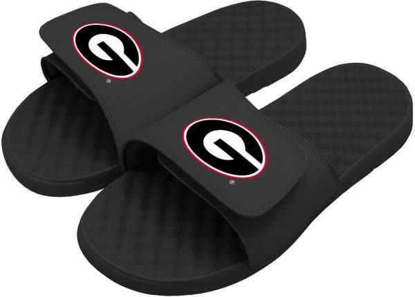 ISlide Georgia Bulldogs Black Slide Sandals