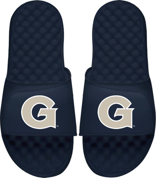 ISlide Georgetown Hoyas Navy Logo Slide Sandals