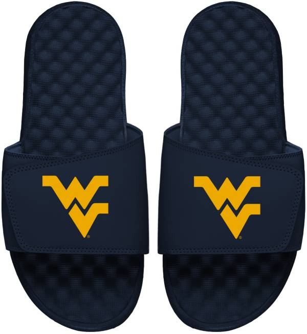 ISlide West Virginia Mountaineers Navy Logo Slide Sandals product image