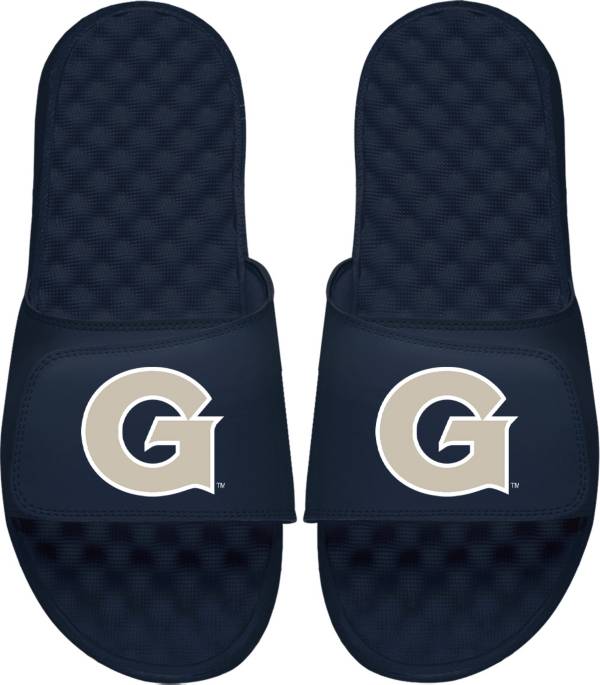 ISlide Youth Georgetown Hoyas Navy Logo Slide Sandals