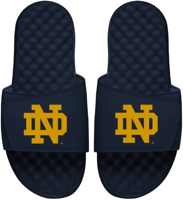 ISlide Youth Notre Dame Fighting Irish Navy Logo Slide Sandals product image