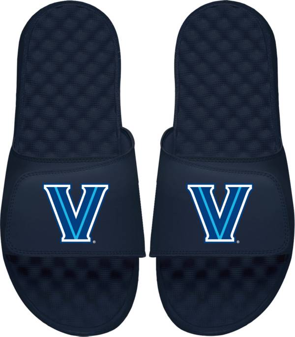 ISlide Youth Villanova Wildcats Navy Logo Slide Sandals