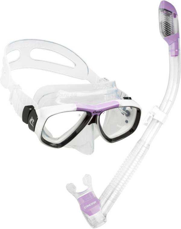 Cressi Focus & Supernova Dry Snorkel Set