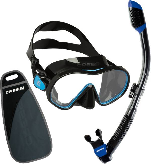 Cressi F-Dual & Supernova Dry Snorkeling Combination Set | Dick's ...