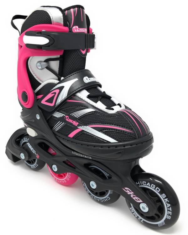 Chicago Skates Girls' Adjustable Inline Skates