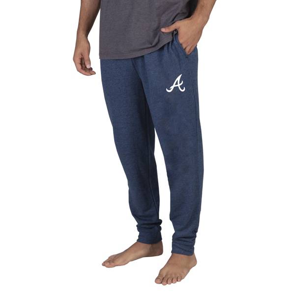 Concepts Sport Men's Atlanta Braves Navy Mainstream Cuffed Pants product image
