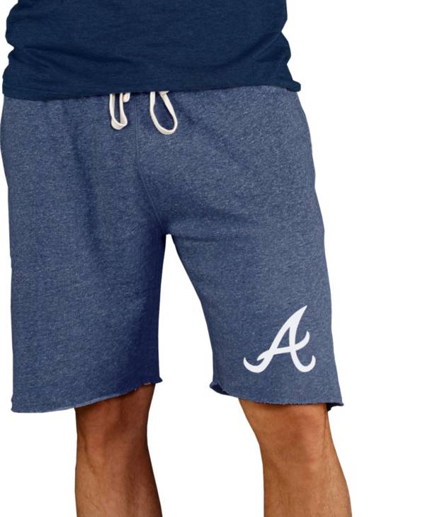 Concepts Sport Men's Atlanta Braves Navy Mainstream Terry Shorts