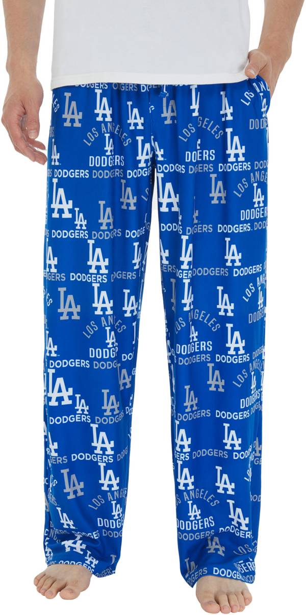 Concepts Men's Los Angeles Dodgers Royal Flagship All Over Print Pants