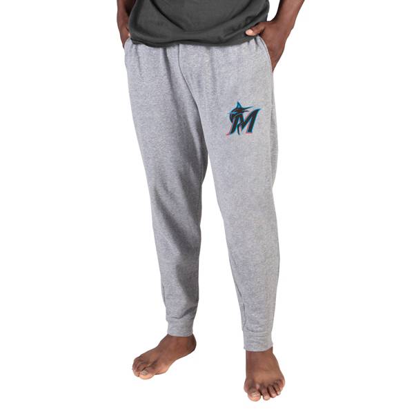 Concepts Sport Men's Miami Marlins Gray Mainstream Cuffed Pants product image