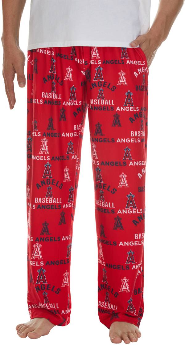 Concepts Men's Los Angeles Angels Red Flagship All Over Print Pants