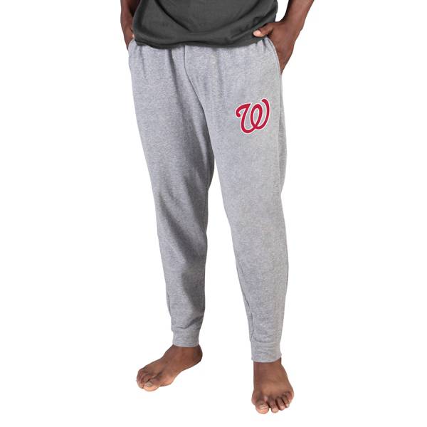 Concepts Sport Men's Washington Nationals Gray Mainstream Cuffed Pants