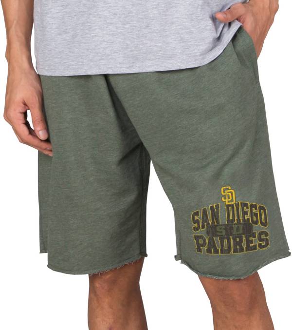 Concepts Men's San Diego Padres Green Terry Shorts